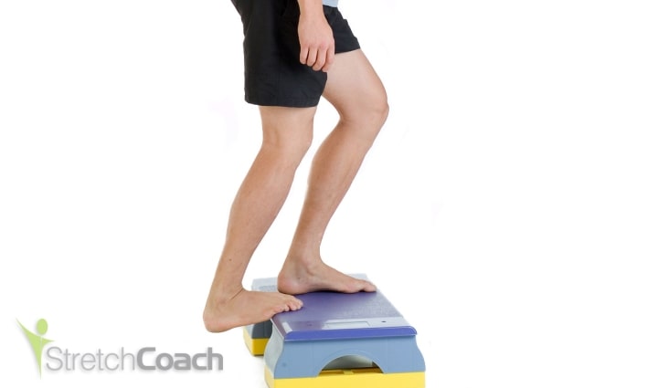 Lower calf and Achilles stretch for mountain biking