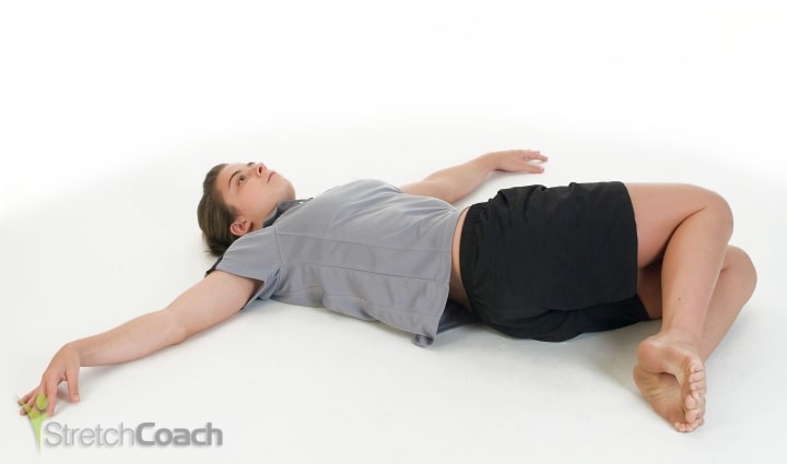 Lower back and core stretch for roller derby